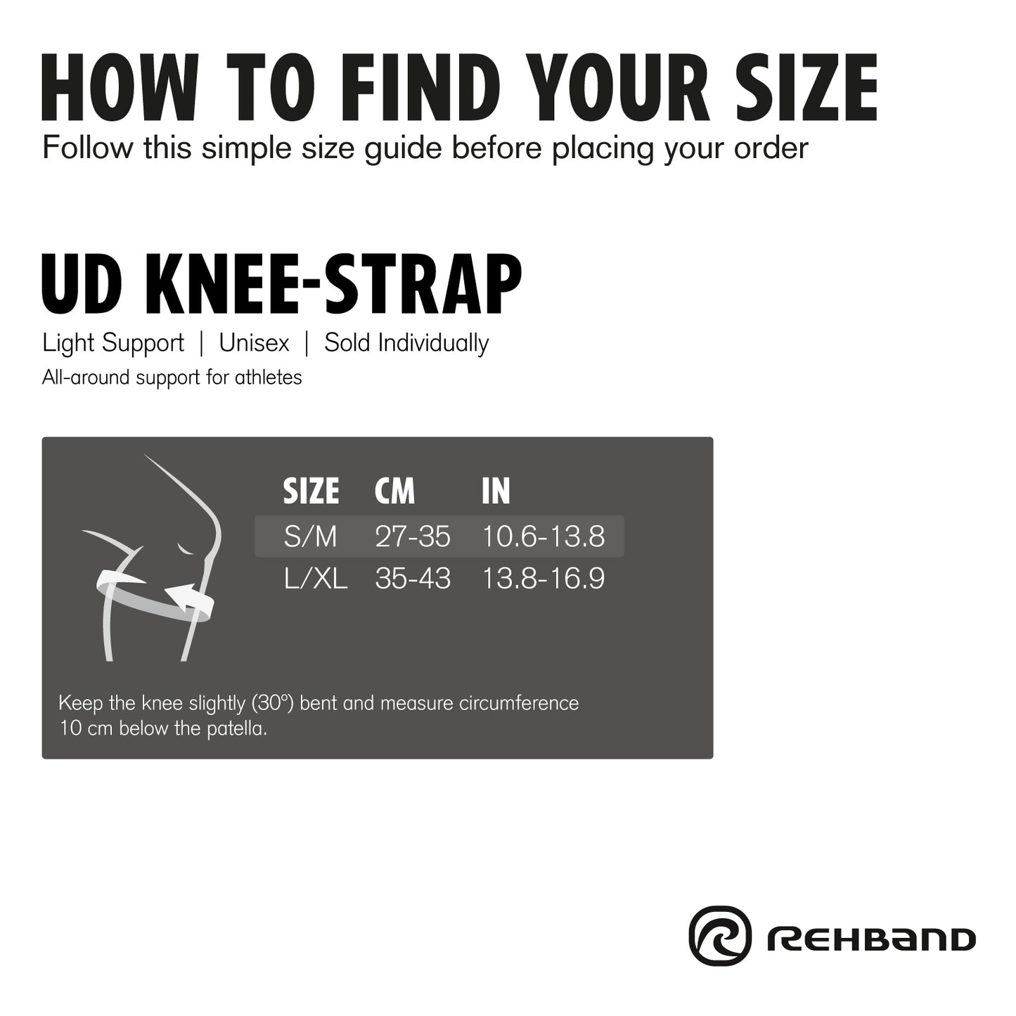 UD Knee-Strap (Schlatterskydd)